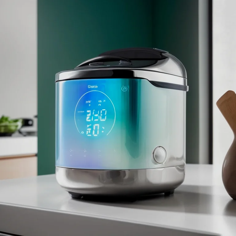 AI炊飯器の操作画面